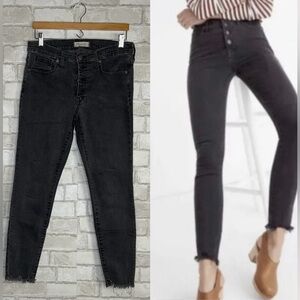 Madewell 9” High Rise Skinny Jeans Size 30